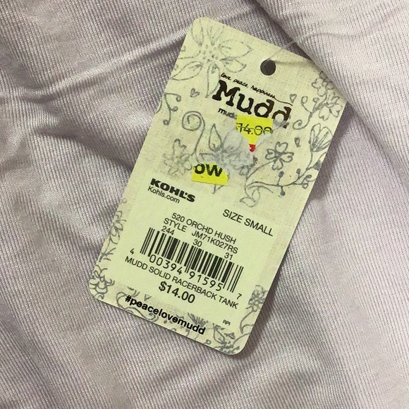 Mudd Solid Purple Raceback Tank - Picture 4 of 4